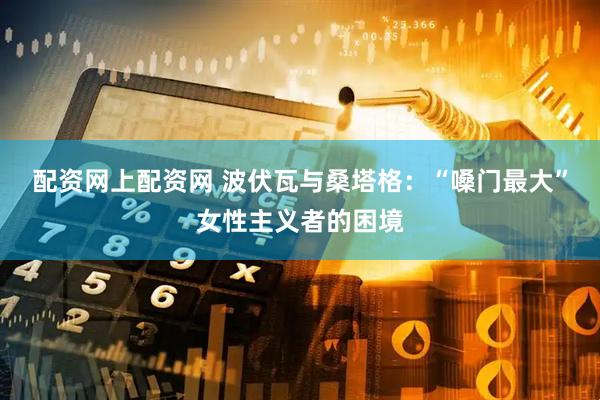 配资网上配资网 波伏瓦与桑塔格：“嗓门最大”女性主义者的困境